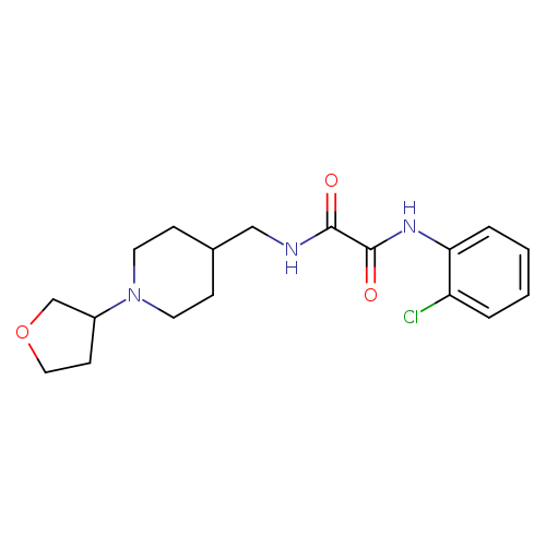 N'-(2-chlorophenyl)-N-{[1-(oxolan-3-yl)piperidin-4-yl]methyl}ethanediamide