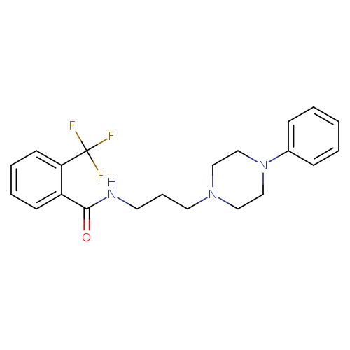 N-[3-(4-phenylpiperazin-1-yl)propyl]-2-(trifluoromethyl)benzamide