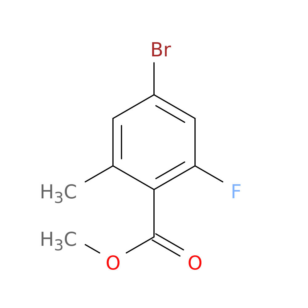 Methyl 4-bromo-2-fluoro-6-methylbenzoate