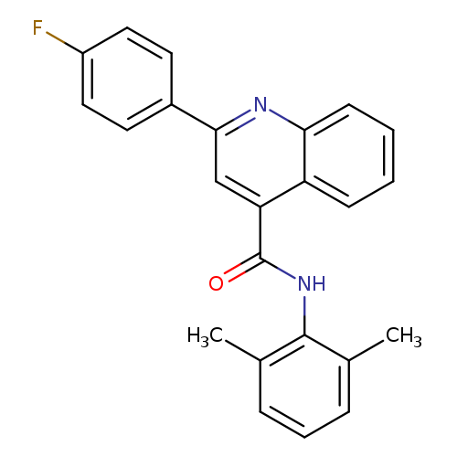N-(2,6-dimethylphenyl)-2-(4-fluorophenyl)-4-quinolinecarboxamide