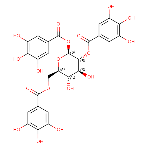 1，2，6-Tri-O-galloyl-β-D-glucose