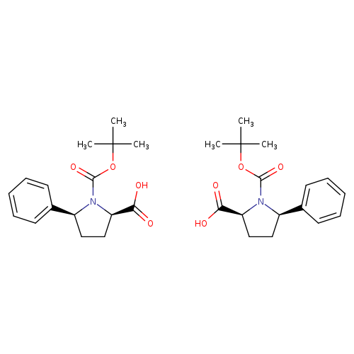 1,2-Pyrrolidinedicarboxylic acid, 5-phenyl-, 1,1-dimethylethyl ester, cis-