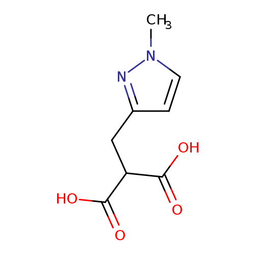 2-[(1-methyl-1h-pyrazol-3-yl)methyl]propanedioic acid
