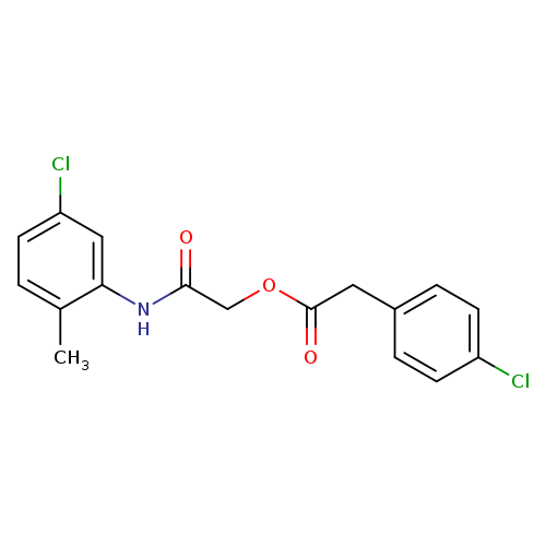 [(5-chloro-2-methylphenyl)carbamoyl]methyl 2-(4-chlorophenyl)acetate