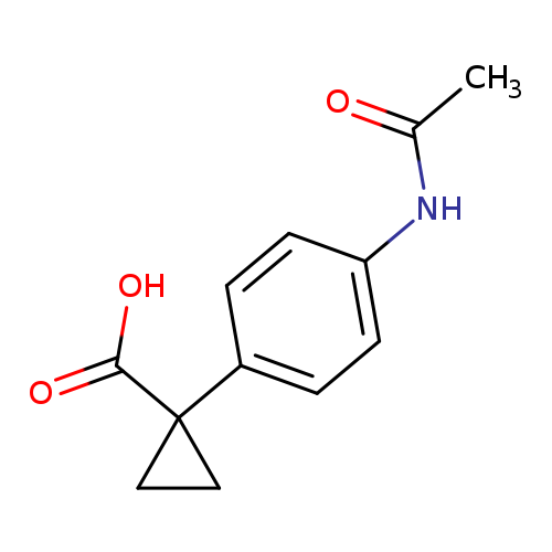 1-(4-acetamidophenyl)cyclopropane-1-carboxylicacid