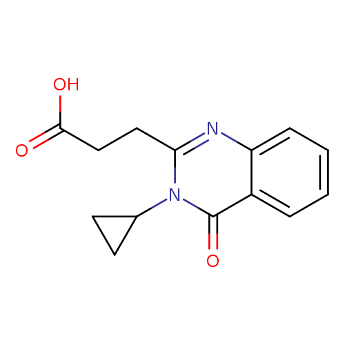 3-(3-cyclopropyl-4-oxo-3,4-dihydroquinazolin-2-yl)propanoic acid