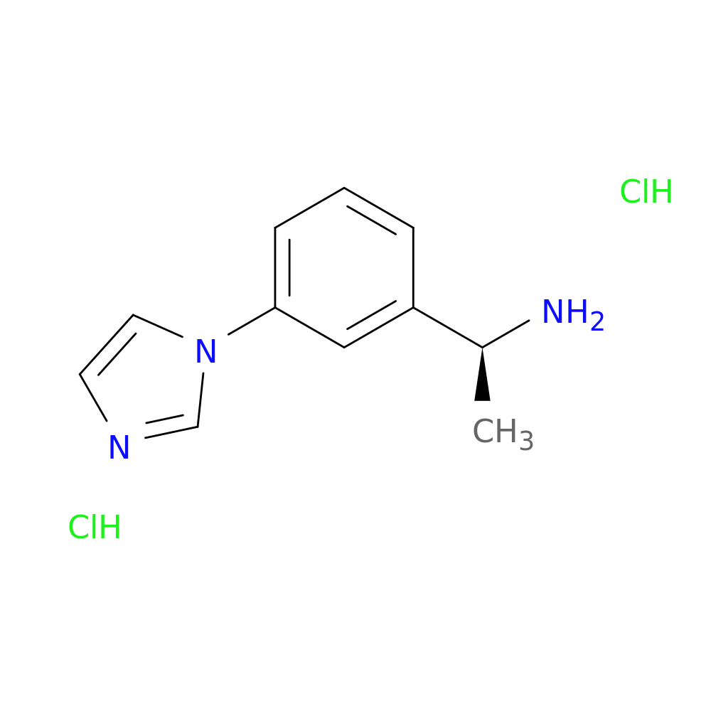 (1S)-1-[3-(1H-imidazol-1-yl)phenyl]ethan-1-amine dihydrochloride