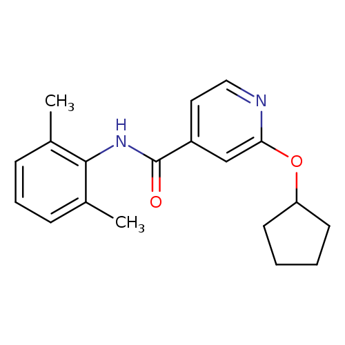 2-(cyclopentyloxy)-N-(2,6-dimethylphenyl)pyridine-4-carboxamide