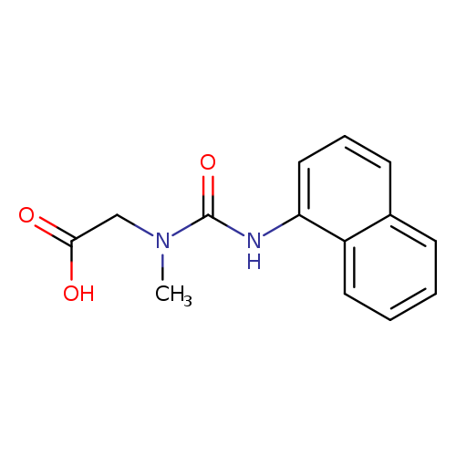 2-{methyl[(naphthalen-1-yl)carbamoyl]amino}acetic acid