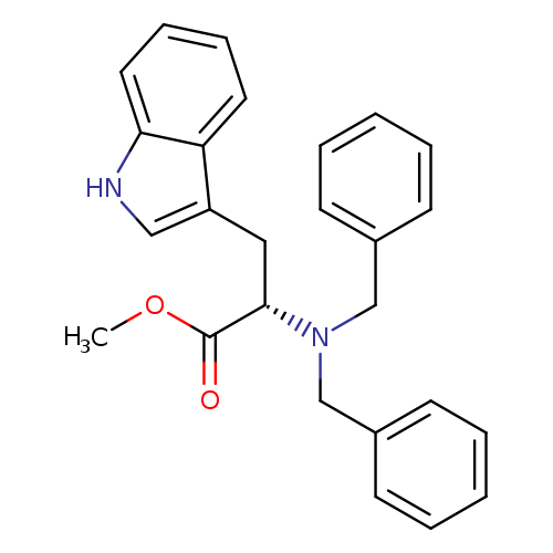 N,N-Bis(phenylmethyl)-L-tryptophan methyl ester