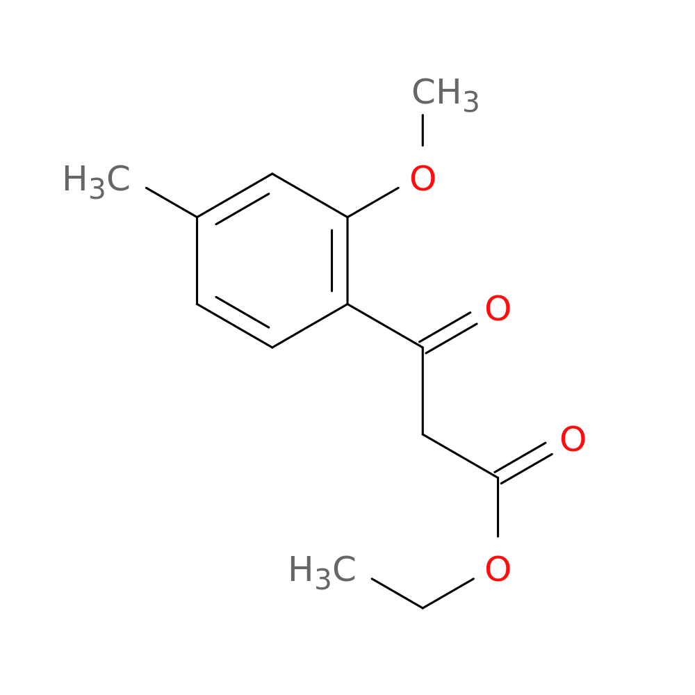 Ethyl 3-(2-Methoxy-4-methylphenyl)-3-oxopropanoate