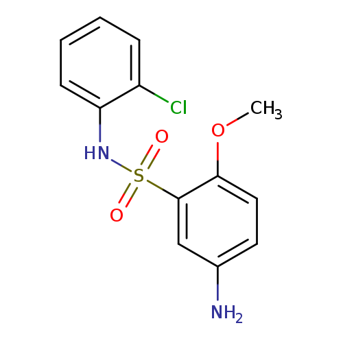 5-amino-N-(2-chlorophenyl)-2-methoxybenzene-1-sulfonamide