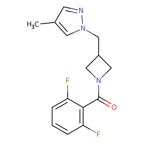 1-{[1-(2,6-difluorobenzoyl)azetidin-3-yl]methyl}-4-methyl-1H-pyrazole