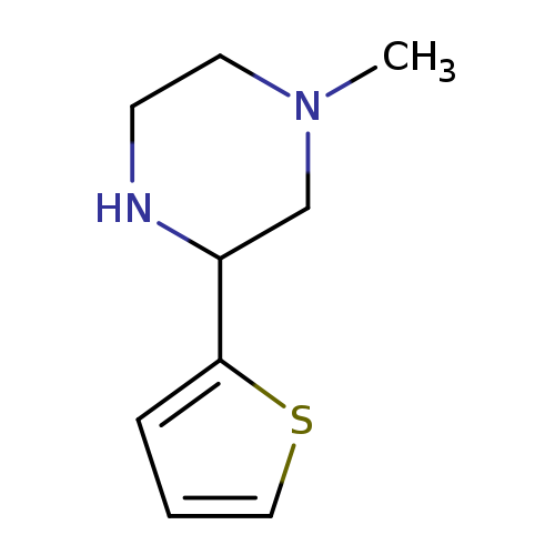 1-methyl-3-(thiophen-2-yl)piperazine