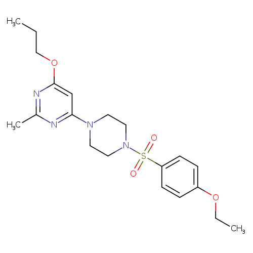 4-[4-(4-ethoxybenzenesulfonyl)piperazin-1-yl]-2-methyl-6-propoxypyrimidine