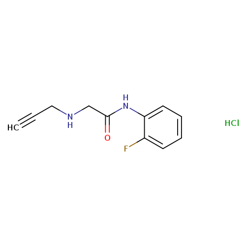 N-(2-Fluorophenyl)-2-[(prop-2-yn-1-yl)amino]acetamide hydrochloride