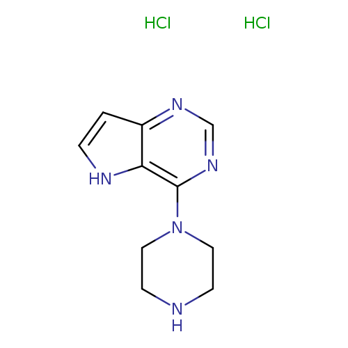 "1-{5H-pyrrolo[3,2-d]pyrimidin-4-yl}piperazine dihydrochloride"