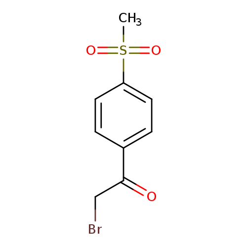 Ethanone, 2-​bromo-​1-​[4-​(methylsulfonyl)​phenyl]​-