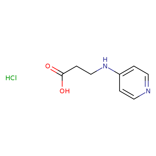 3-[(pyridin-4-yl)amino]propanoic acid hydrochloride