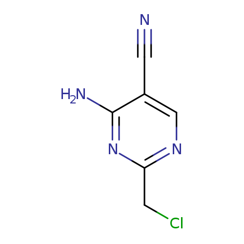 4-amino-2-(chloromethyl)pyrimidine-5-carbonitrile