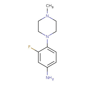 3-Fluoro-4-(4-methyl-1-piperazinyl)aniline