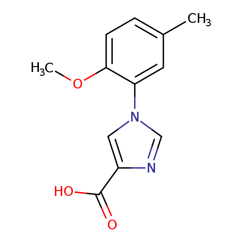 1-(2-Methoxy-5-methylphenyl)-1h-imidazole-4-carboxylic acid