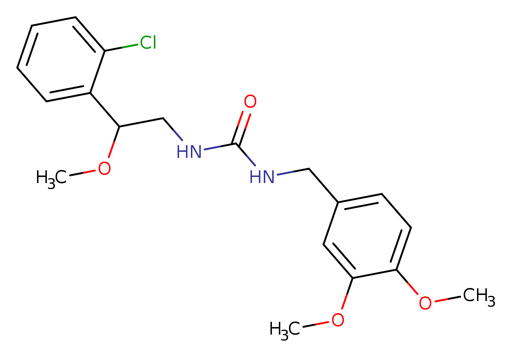 3-[2-(2-chlorophenyl)-2-methoxyethyl]-1-[(3,4-dimethoxyphenyl)methyl]urea