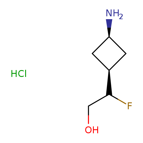 2-fluoro-2-[(1s,3s)-3-aminocyclobutyl]ethan-1-olhydrochloride,cis