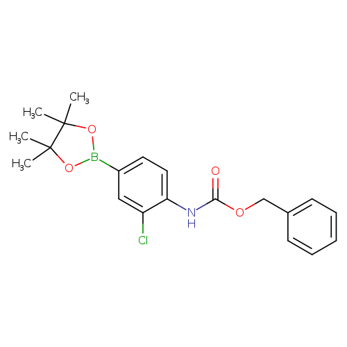 Carbamic acid, N-[2-chloro-4-(4,4,5,5-tetramethyl-1,3,2-dioxaborolan-2-yl)phenyl]-, phenylmethyl ester