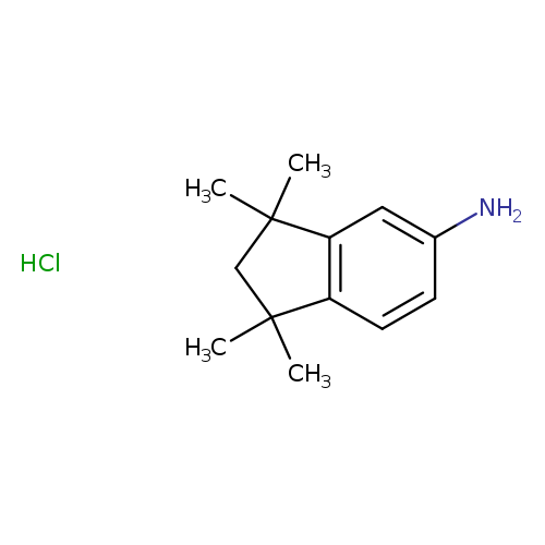 1,1,3,3-tetramethyl-2,3-dihydro-1H-inden-5-amine hydrochloride
