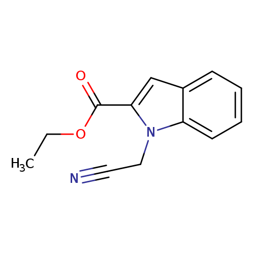 1H-Indole-2-carboxylic acid, 1-(cyanomethyl)-, ethyl ester