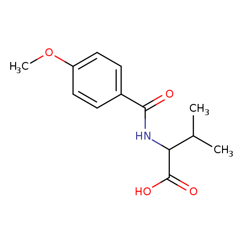 2-[(4-methoxyphenyl)formamido]-3-methylbutanoic acid