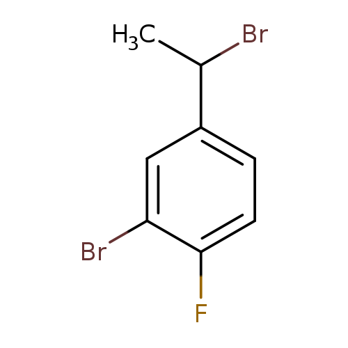 2-bromo-4-(1-bromoethyl)-1-fluorobenzene