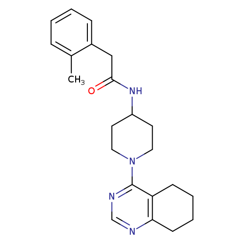 2-(2-methylphenyl)-N-[1-(5,6,7,8-tetrahydroquinazolin-4-yl)piperidin-4-yl]acetamide