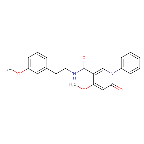 4-methoxy-N-[2-(3-methoxyphenyl)ethyl]-6-oxo-1-phenyl-1,6-dihydropyridine-3-carboxamide