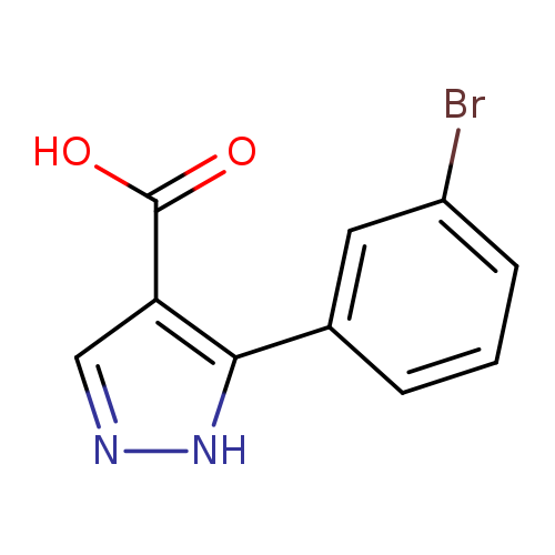 3-(3-Bromophenyl)-1h-pyrazole-4-carboxylic acid
