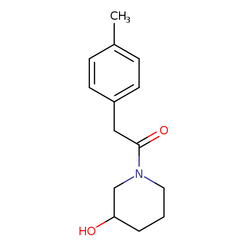 1-(3-hydroxypiperidin-1-yl)-2-(4-methylphenyl)ethan-1-one