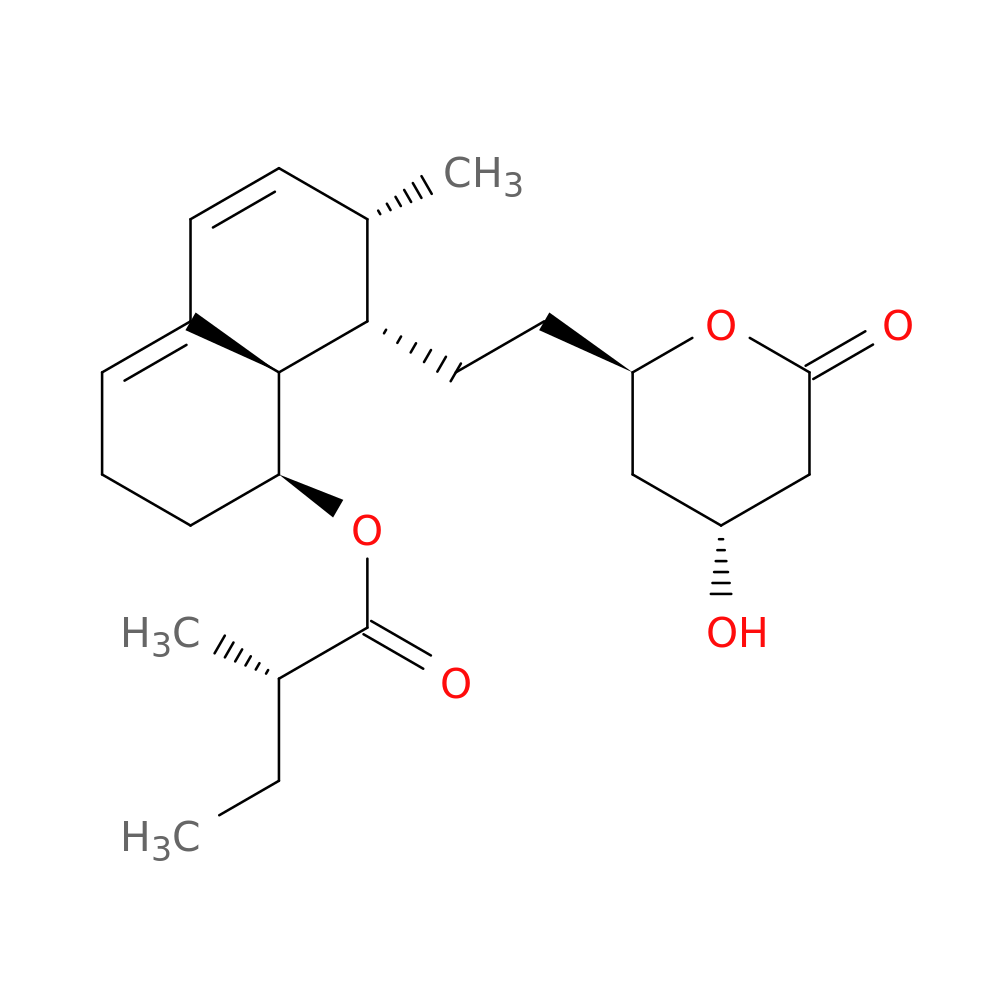 (1S,7S,8S,8aR)-8-(2-((2R,4R)-4-Hydroxy-6-oxotetrahydro-2H-pyran-2-yl)ethyl)-7-methyl-1,2,3,7,8,8a-hexahydronaphthalen-1-yl (S)-2-methylbutanoate