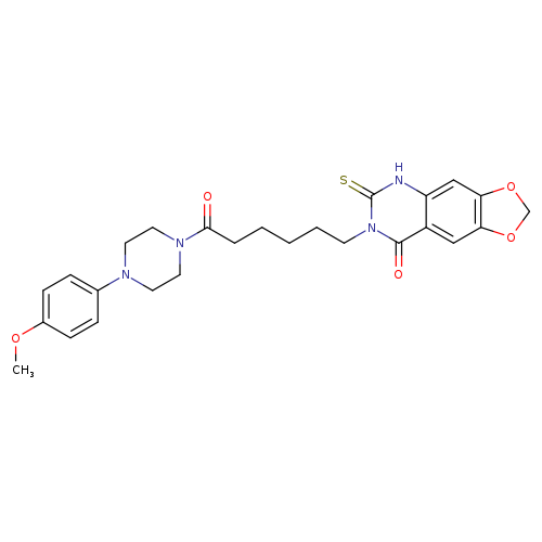 7-{6-[4-(4-methoxyphenyl)piperazin-1-yl]-6-oxohexyl}-6-sulfanylidene-2H,5H,6H,7H,8H-[1,3]dioxolo[4,5-g]quinazolin-8-one