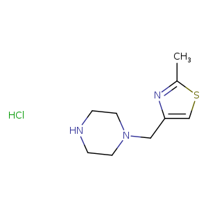 1-[(2-methyl-1,3-thiazol-4-yl)methyl]piperazine hydrochloride