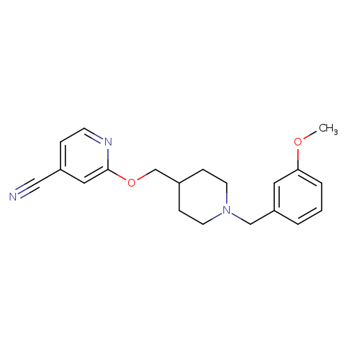 2-({1-[(3-methoxyphenyl)methyl]piperidin-4-yl}methoxy)pyridine-4-carbonitrile