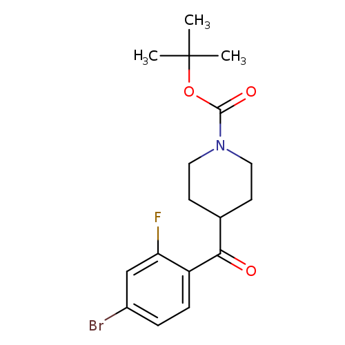 1-BOC-4-(4-BROMO-2-FLUOROBENZOYL)PIPERIDINE