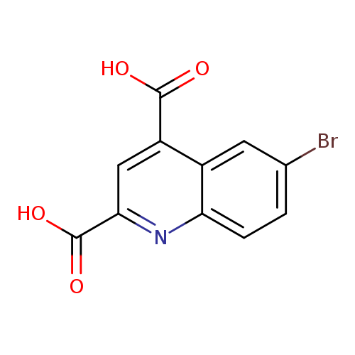 2,4-Quinolinedicarboxylic acid, 6-bromo-