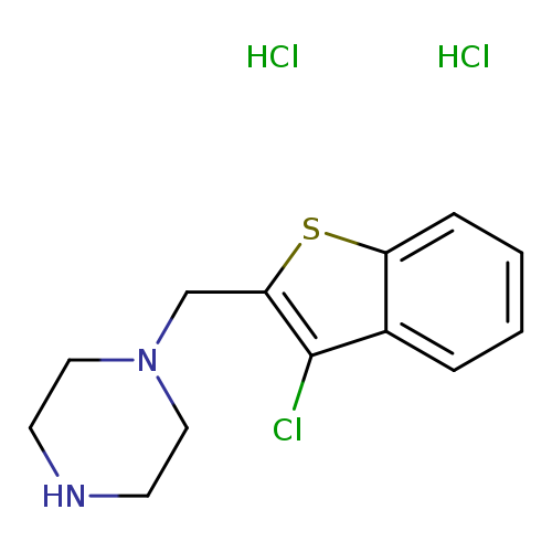 1-[(3-chloro-1-benzothiophen-2-yl)methyl]piperazinedihydrochloride