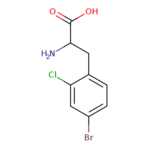 2-amino-3-(4-bromo-2-chlorophenyl)propanoic acid