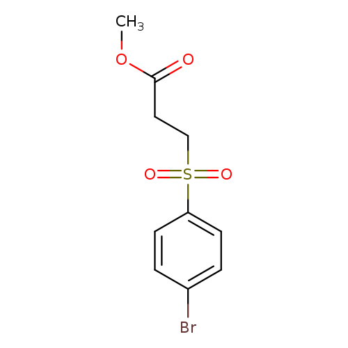 Methyl 3-[(4-bromobenzene)sulfonyl]propanoate