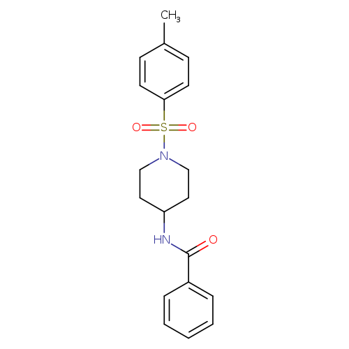 N-[1-(4-methylbenzenesulfonyl)piperidin-4-yl]benzamide