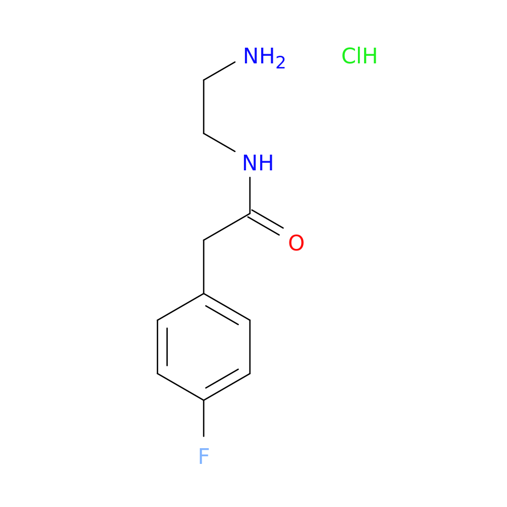 N-(2-Aminoethyl)-2-(4-fluorophenyl)acetamide hydrochloride