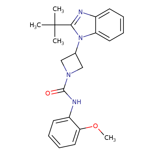 3-(2-tert-butyl-1H-1,3-benzodiazol-1-yl)-N-(2-methoxyphenyl)azetidine-1-carboxamide