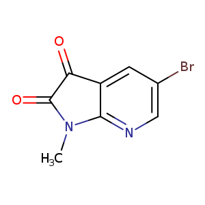 1H-Pyrrolo[2,3-b]pyridine-2,3-dione, 5-bromo-1-methyl-